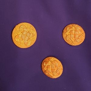 Large Vintage Chanel Buttons in Gold